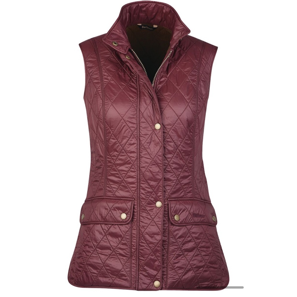 Barbour Eggplant Quilted Vest Brand New with TAGS